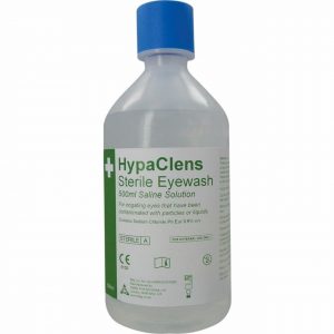Saline (Sterile) eyewash 500ml bottle x10