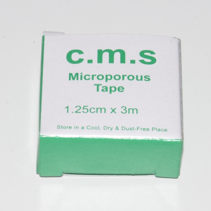 Micropore tape 1.25cm x 3m Boxed x1000