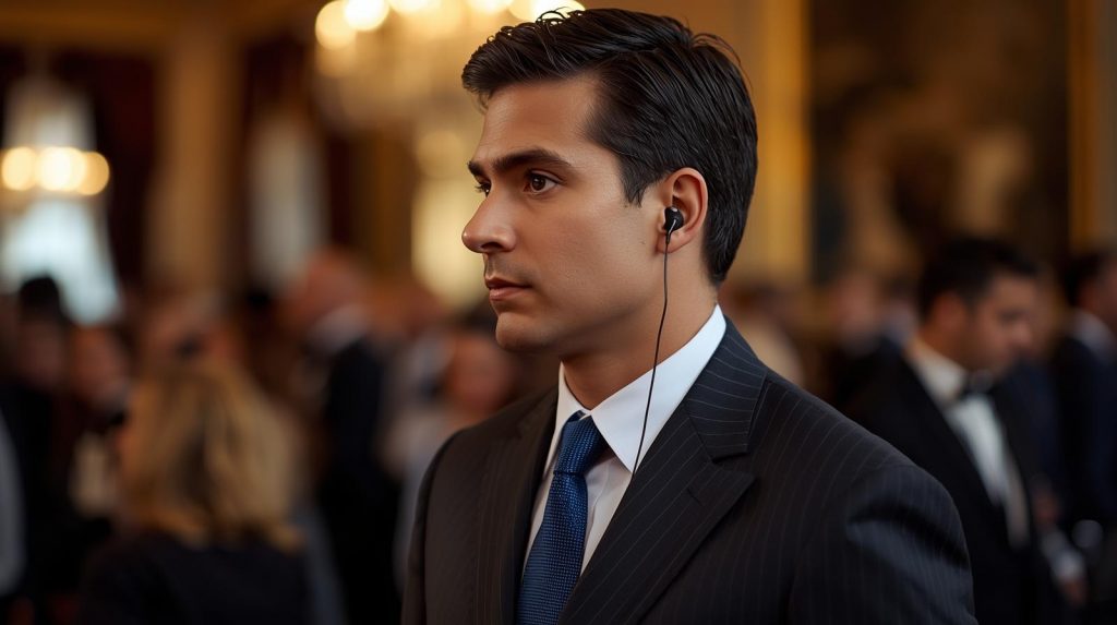 security guard at an event